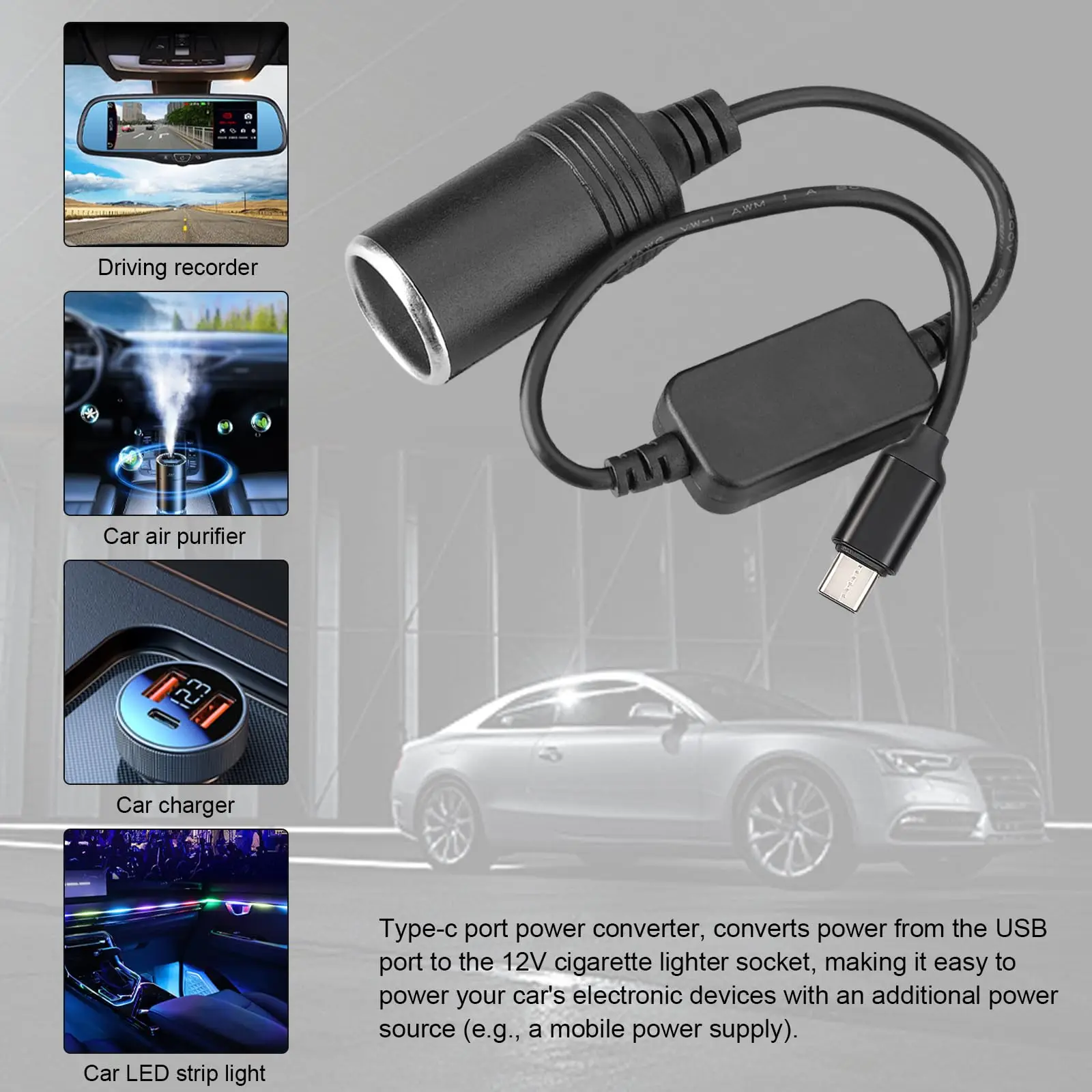 5V ila 12V Çakmak Soketi Tip C - Accessories For Vaping incelemesi ve fiyatı